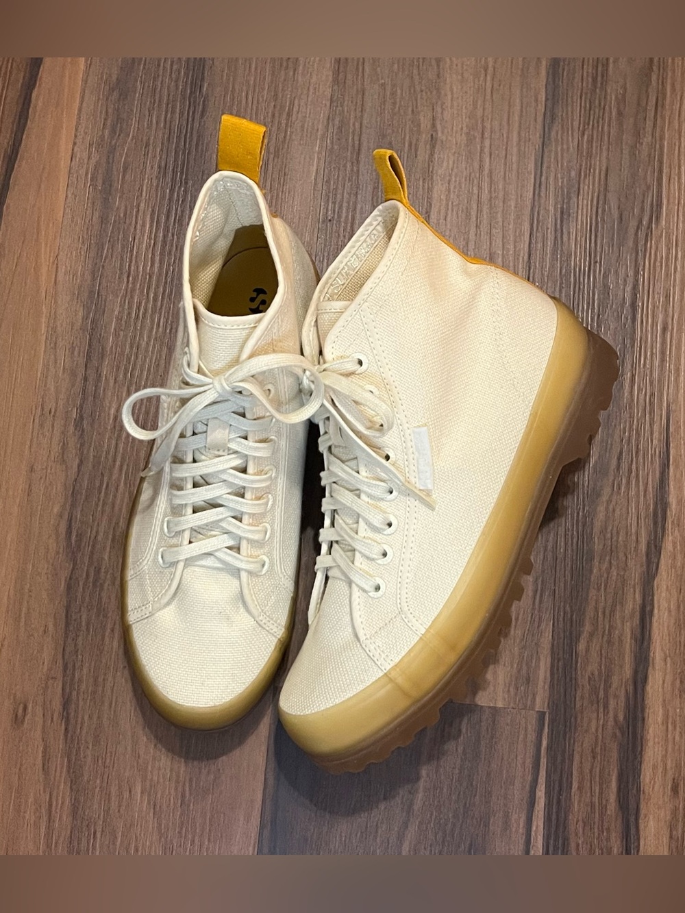 Superga 2341 Alpina Jellygum high top lace up shoes